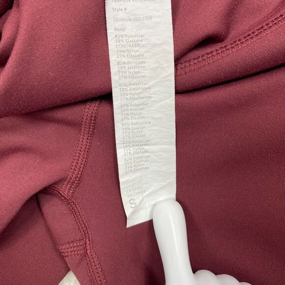 Fabletics Leggings Oasis PureLuxe High-Waisted Red Leggings Women's Size Small - Picture 6 of 7